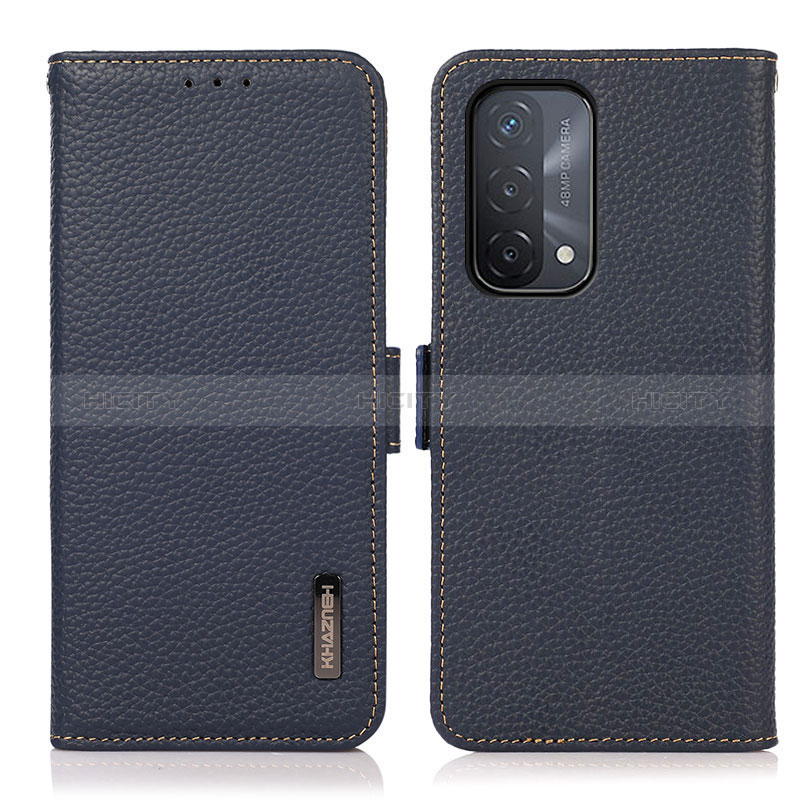 Funda de Cuero Cartera con Soporte Carcasa B03H para Oppo A74 5G