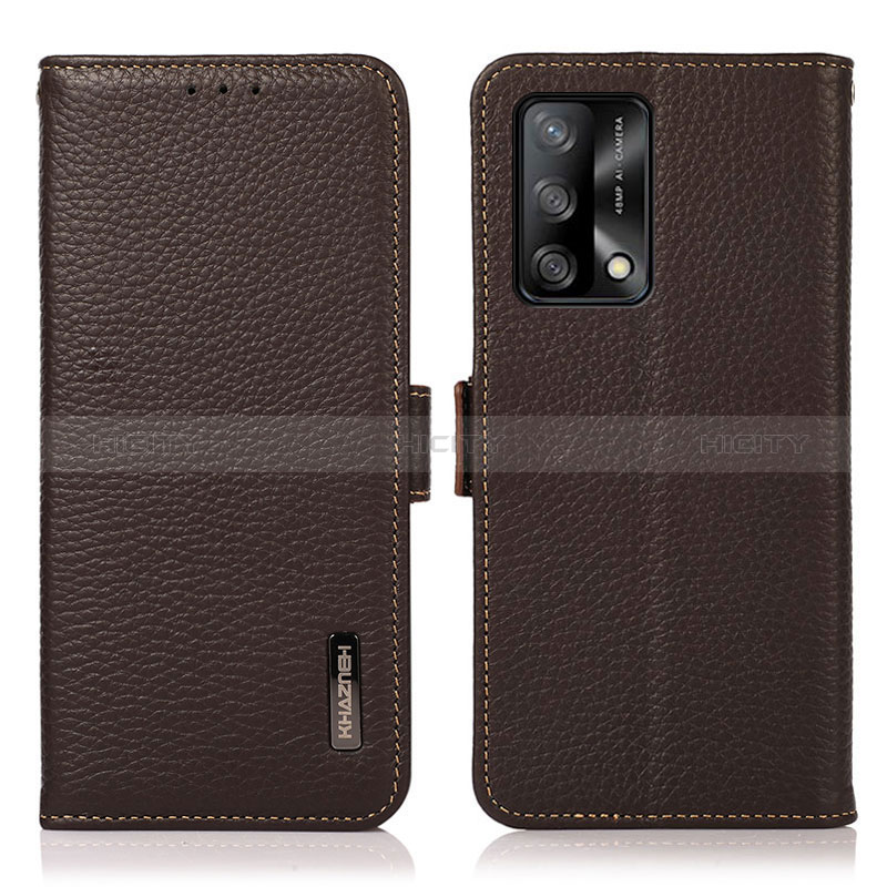 Funda de Cuero Cartera con Soporte Carcasa B03H para Oppo F19