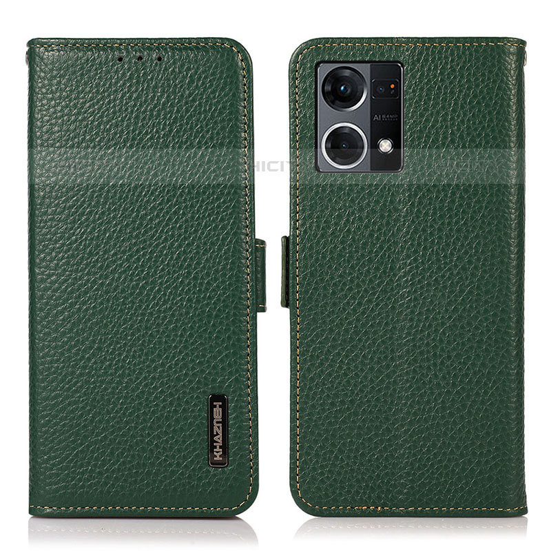 Funda de Cuero Cartera con Soporte Carcasa B03H para Oppo Reno7 4G