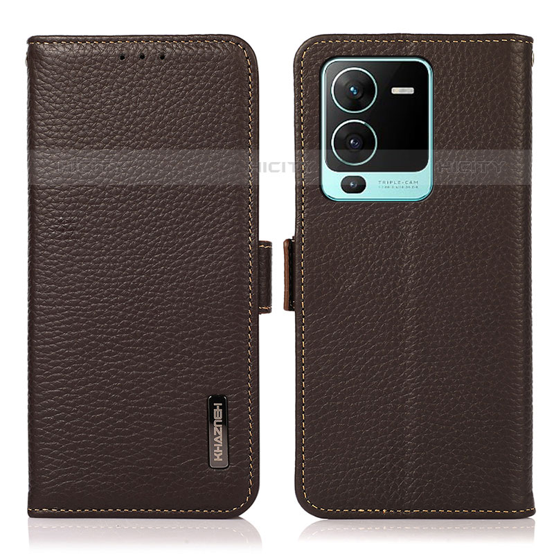 Funda de Cuero Cartera con Soporte Carcasa B03H para Vivo V25 Pro 5G