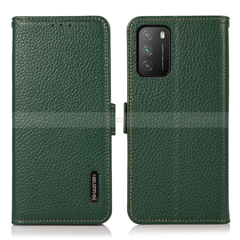 Funda de Cuero Cartera con Soporte Carcasa B03H para Xiaomi Poco M3