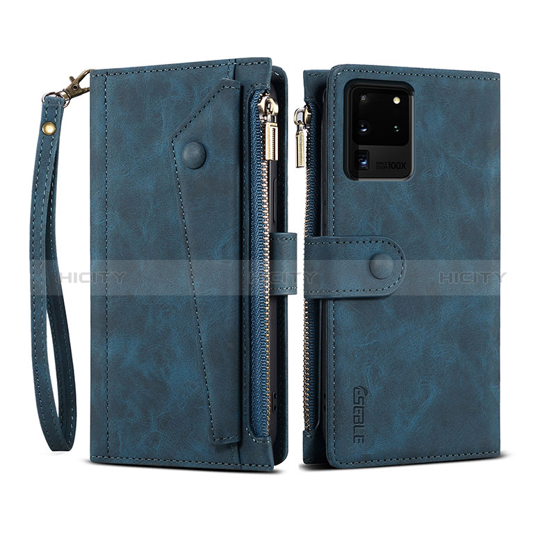 Funda de Cuero Cartera con Soporte Carcasa B03S para Samsung Galaxy S20 Ultra 5G