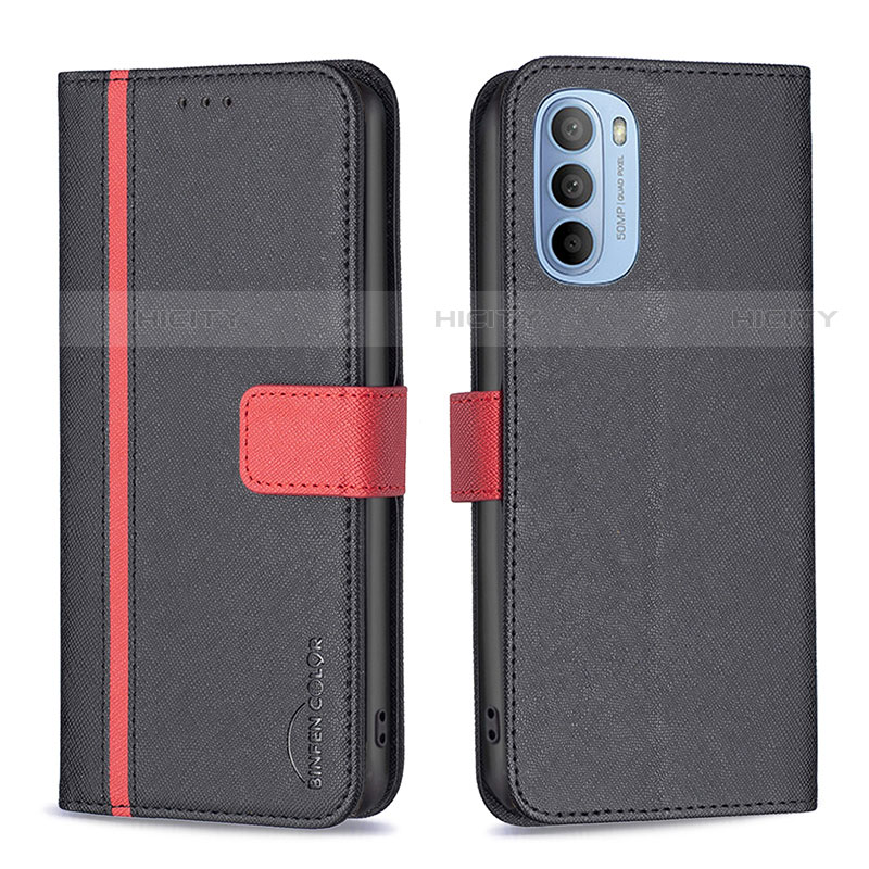 Funda de Cuero Cartera con Soporte Carcasa B04F para Motorola Moto G31