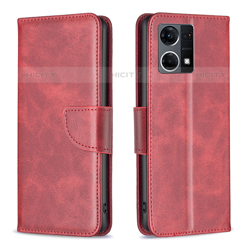 Funda de Cuero Cartera con Soporte Carcasa B04F para Oppo F21s Pro 4G