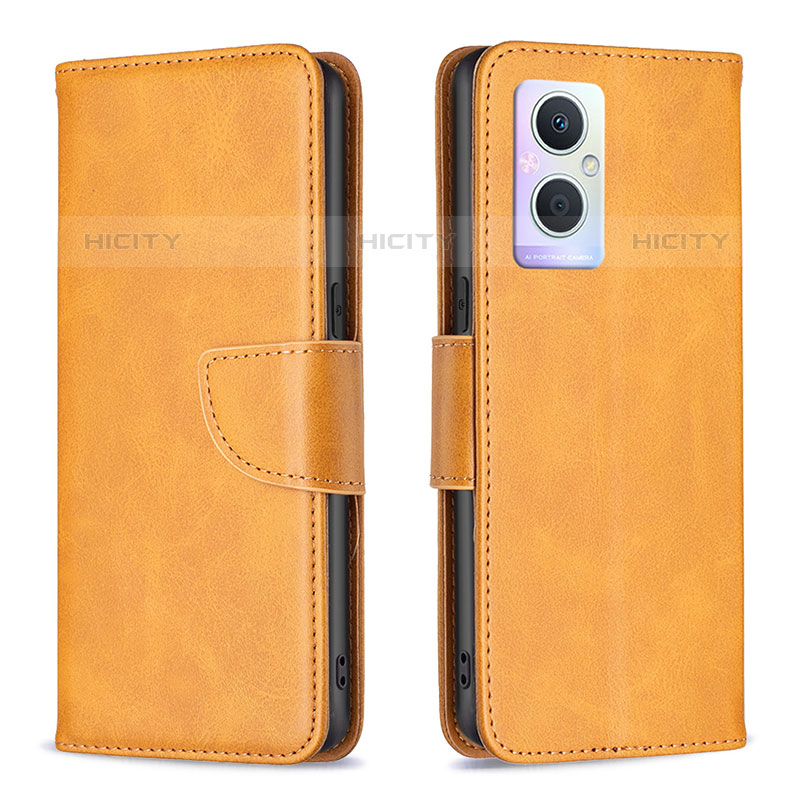 Funda de Cuero Cartera con Soporte Carcasa B04F para Oppo Reno7 Lite 5G