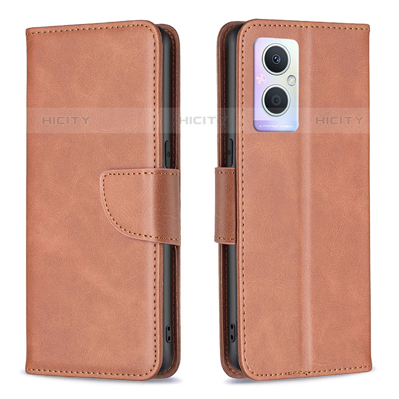 Funda de Cuero Cartera con Soporte Carcasa B04F para Oppo Reno8 Z 5G