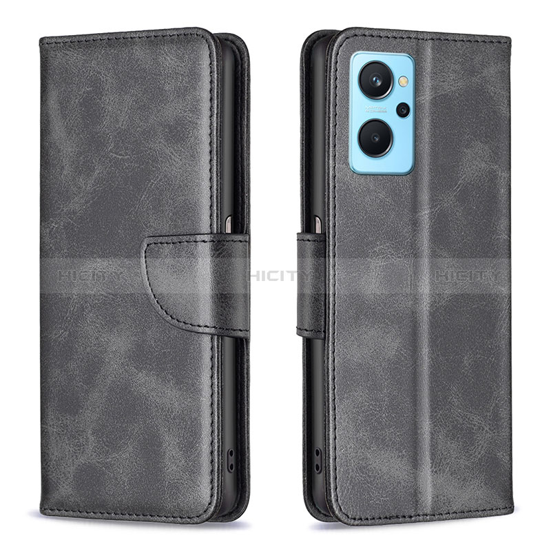 Funda de Cuero Cartera con Soporte Carcasa B04F para Realme 9i 4G