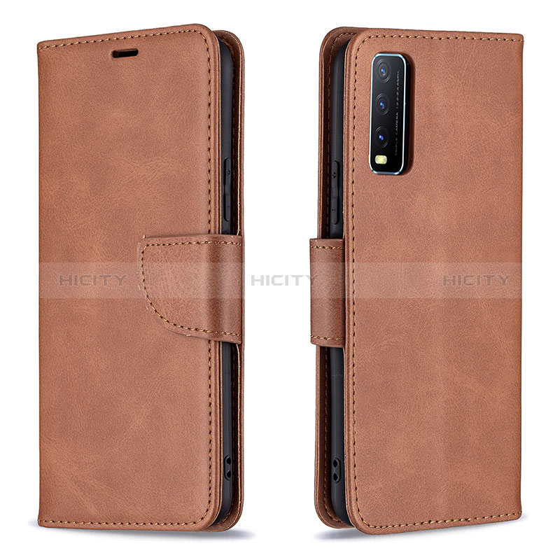 Funda de Cuero Cartera con Soporte Carcasa B04F para Vivo Y20