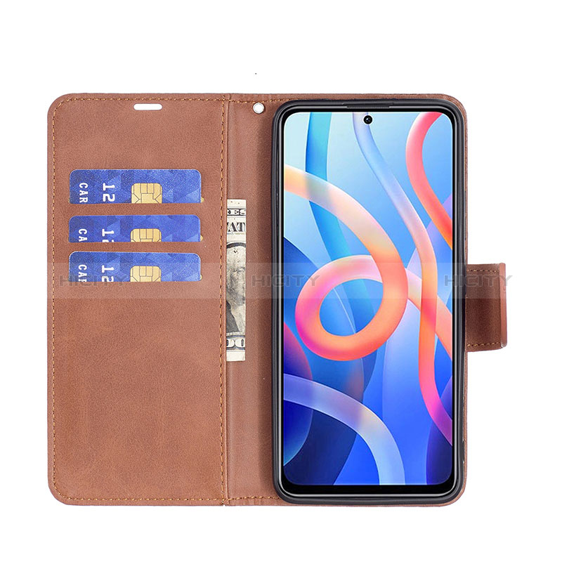 Funda de Cuero Cartera con Soporte Carcasa B04F para Xiaomi Poco M4 Pro 5G