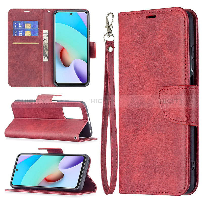 Funda de Cuero Cartera con Soporte Carcasa B04F para Xiaomi Redmi Note 11 4G (2021)