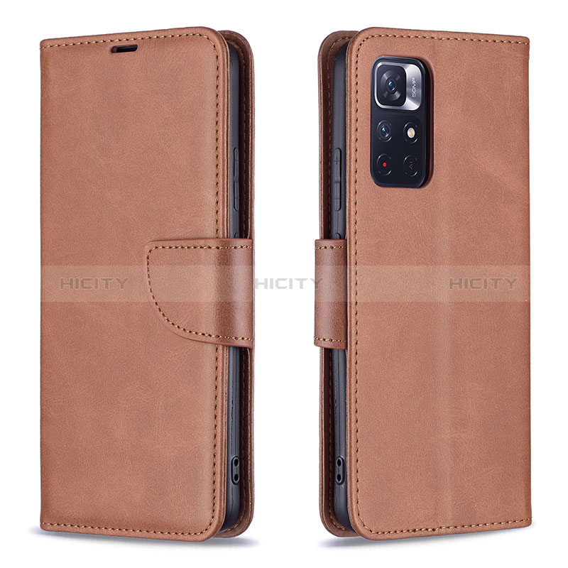 Funda de Cuero Cartera con Soporte Carcasa B04F para Xiaomi Redmi Note 11 5G