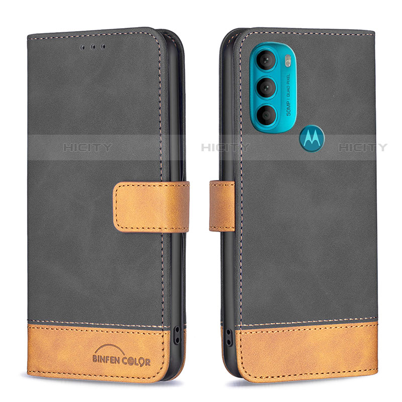 Funda de Cuero Cartera con Soporte Carcasa B05F para Motorola Moto G71 5G