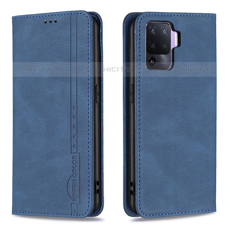 Funda de Cuero Cartera con Soporte Carcasa B05F para Oppo A94 4G