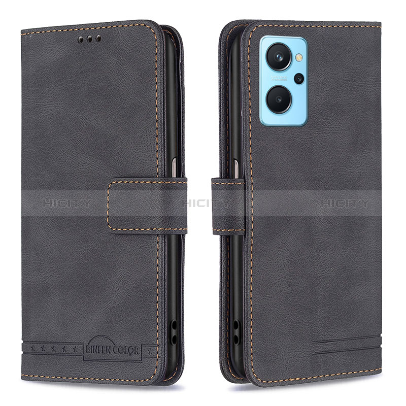 Funda de Cuero Cartera con Soporte Carcasa B05F para Realme 9i 4G