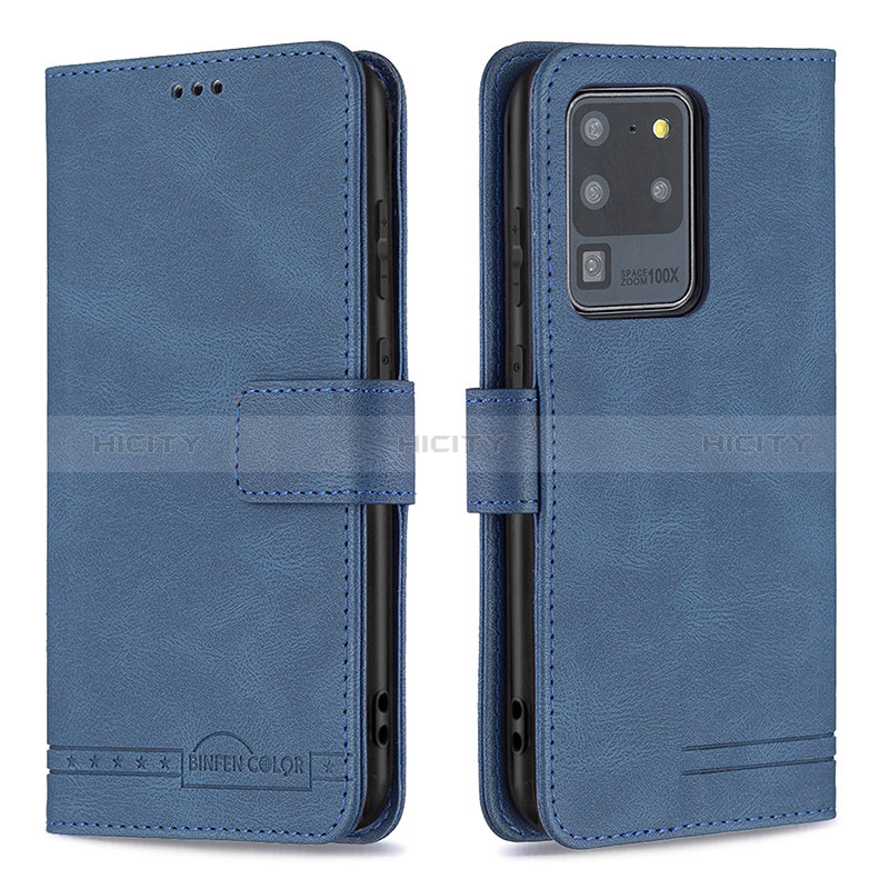 Funda de Cuero Cartera con Soporte Carcasa B05F para Samsung Galaxy S20 Ultra