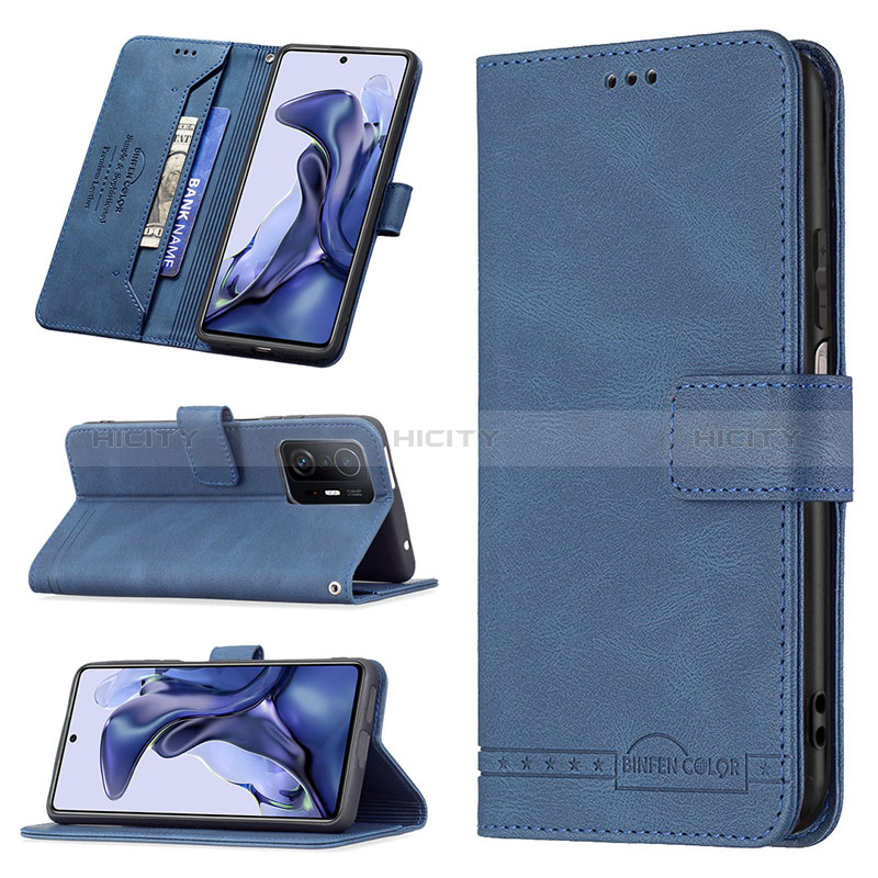 Funda de Cuero Cartera con Soporte Carcasa B05F para Xiaomi Mi 11T Pro 5G