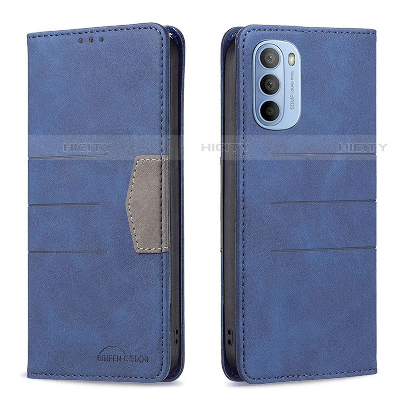 Funda de Cuero Cartera con Soporte Carcasa B06F para Motorola Moto G41