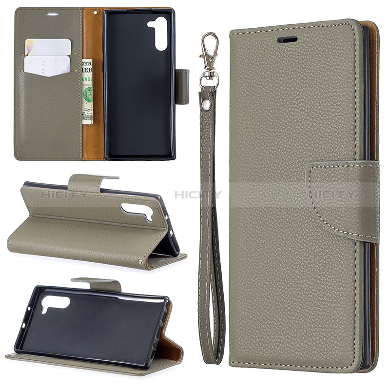 Funda de Cuero Cartera con Soporte Carcasa B06F para Samsung Galaxy Note 10 5G