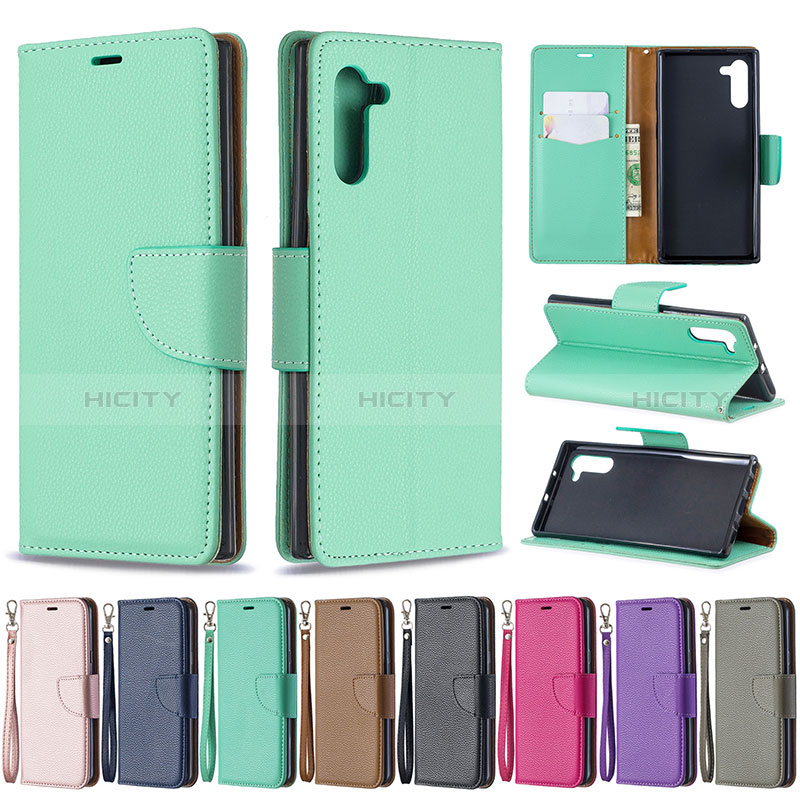 Funda de Cuero Cartera con Soporte Carcasa B06F para Samsung Galaxy Note 10 5G