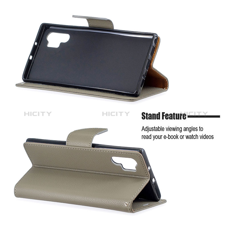 Funda de Cuero Cartera con Soporte Carcasa B06F para Samsung Galaxy Note 10 Plus 5G