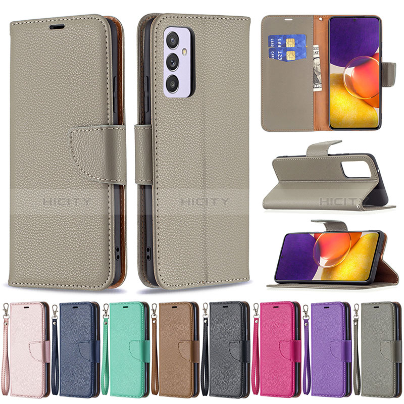 Funda de Cuero Cartera con Soporte Carcasa B06F para Samsung Galaxy Quantum2 5G