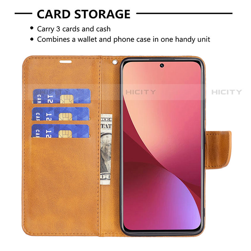 Funda de Cuero Cartera con Soporte Carcasa B06F para Xiaomi Mi 12S 5G