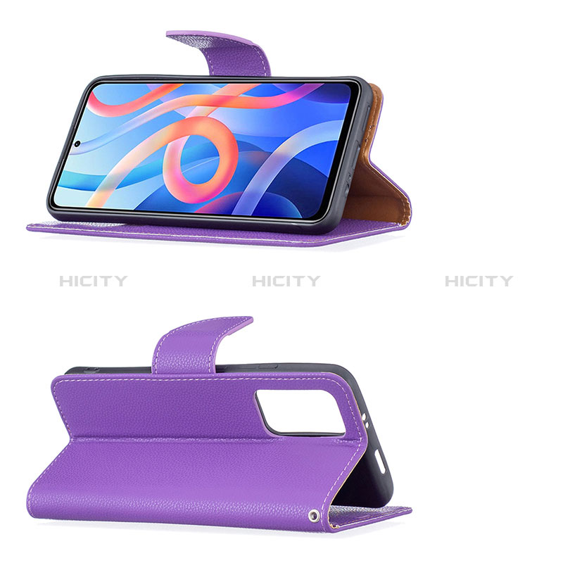 Funda de Cuero Cartera con Soporte Carcasa B06F para Xiaomi Redmi Note 11 5G