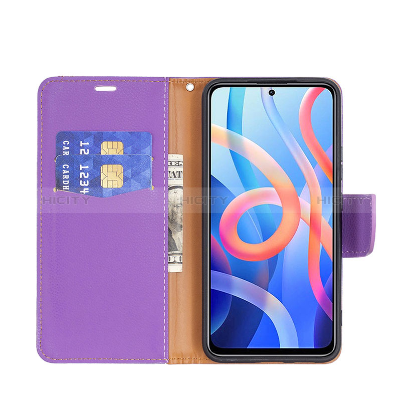 Funda de Cuero Cartera con Soporte Carcasa B06F para Xiaomi Redmi Note 11 5G