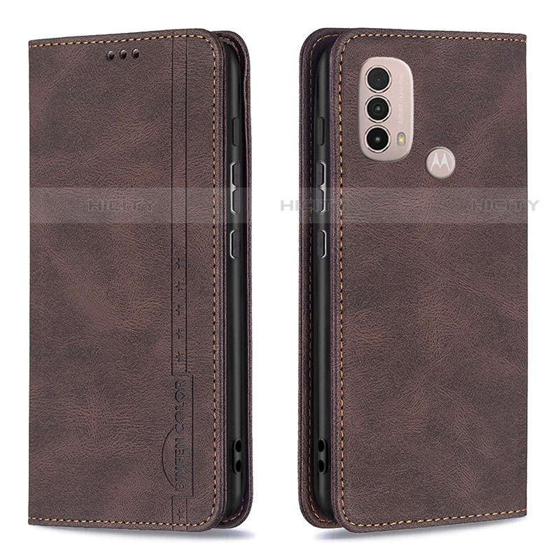 Funda de Cuero Cartera con Soporte Carcasa B07F para Motorola Moto E40