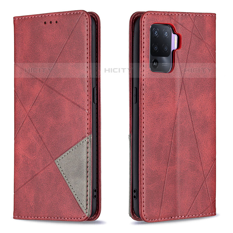 Funda de Cuero Cartera con Soporte Carcasa B07F para Oppo A94 4G