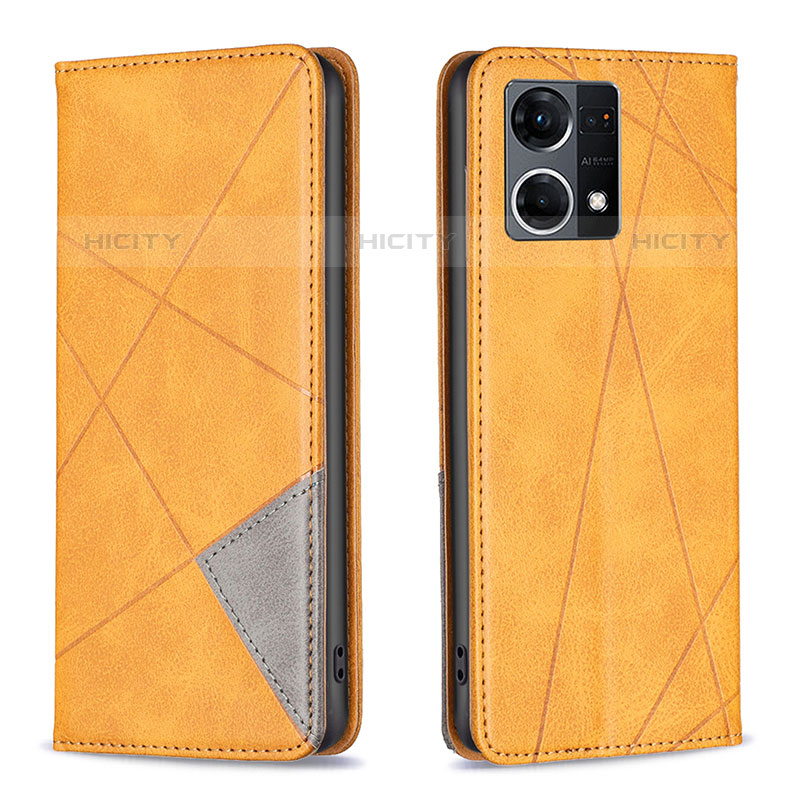 Funda de Cuero Cartera con Soporte Carcasa B07F para Oppo F21 Pro 4G