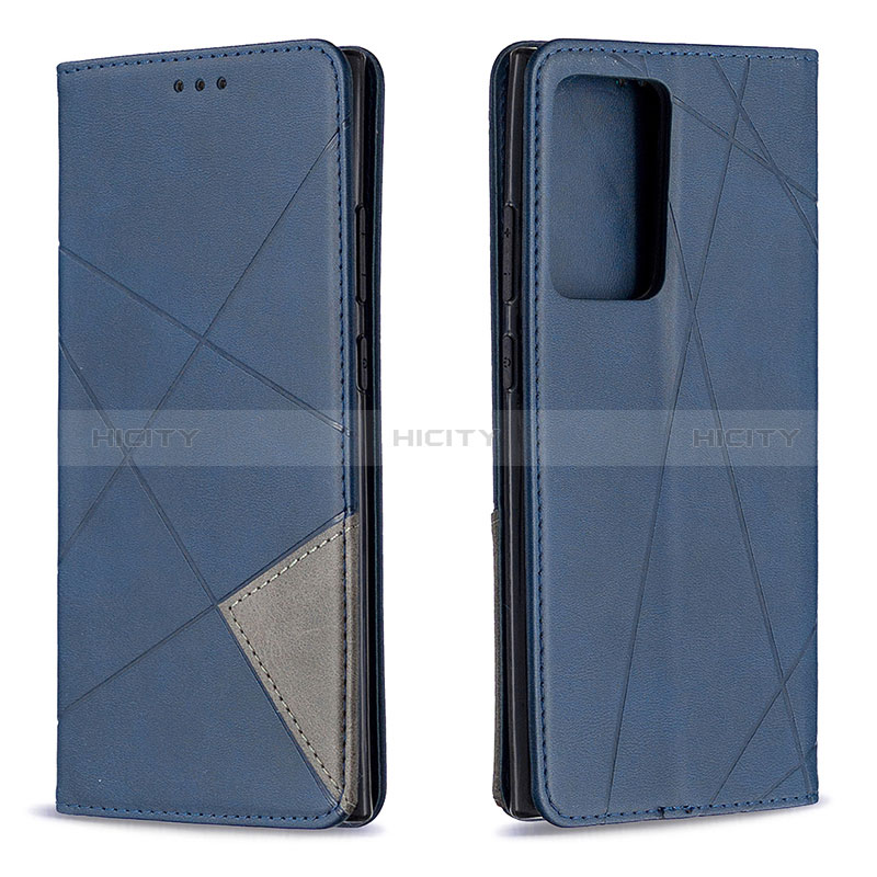 Funda de Cuero Cartera con Soporte Carcasa B07F para Samsung Galaxy Note 20 Ultra 5G Azul