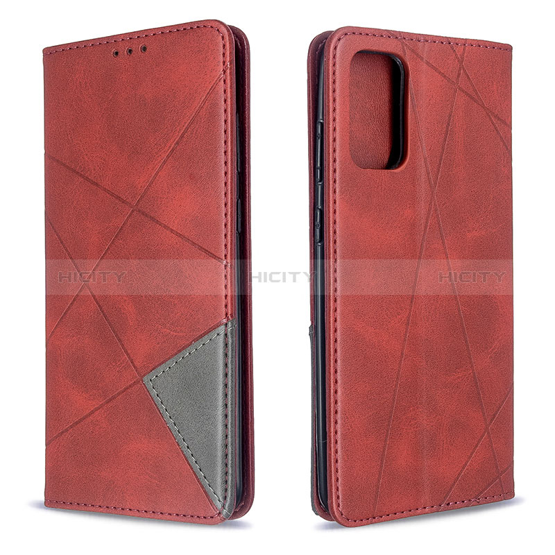 Funda de Cuero Cartera con Soporte Carcasa B07F para Samsung Galaxy S20 5G Rojo