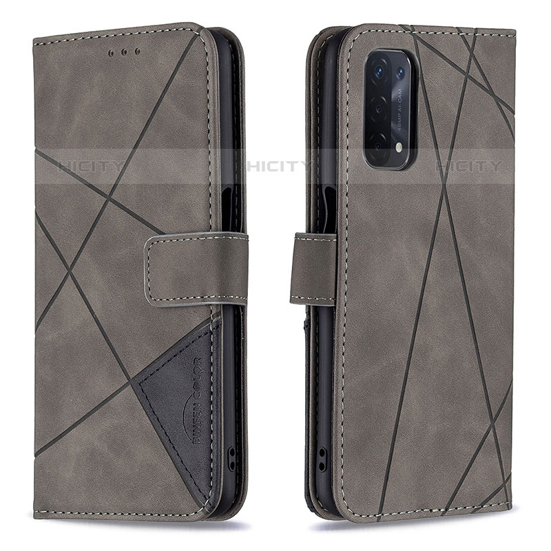 Funda de Cuero Cartera con Soporte Carcasa B08F para OnePlus Nord N200 5G