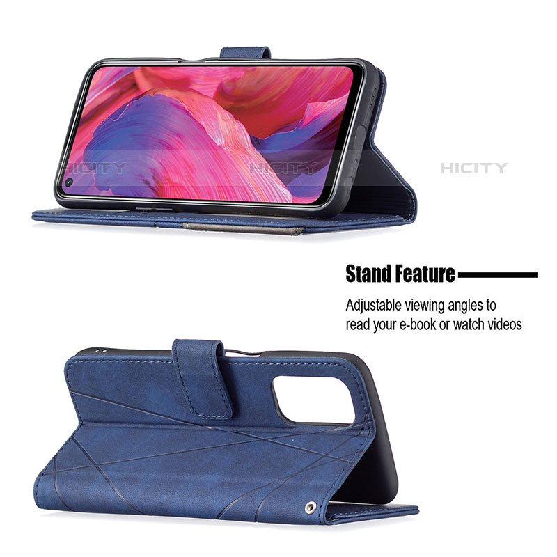 Funda de Cuero Cartera con Soporte Carcasa B08F para OnePlus Nord N200 5G