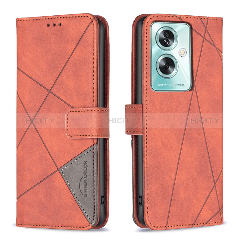 Funda de Cuero Cartera con Soporte Carcasa B08F para Oppo A79 5G