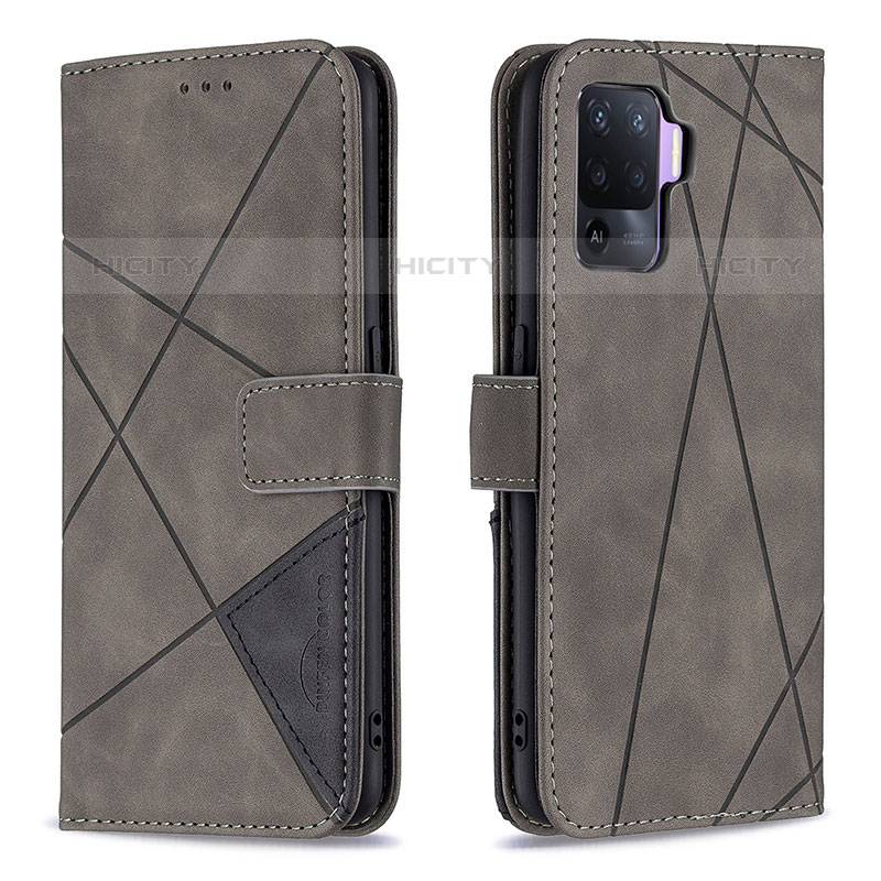 Funda de Cuero Cartera con Soporte Carcasa B08F para Oppo A94 4G