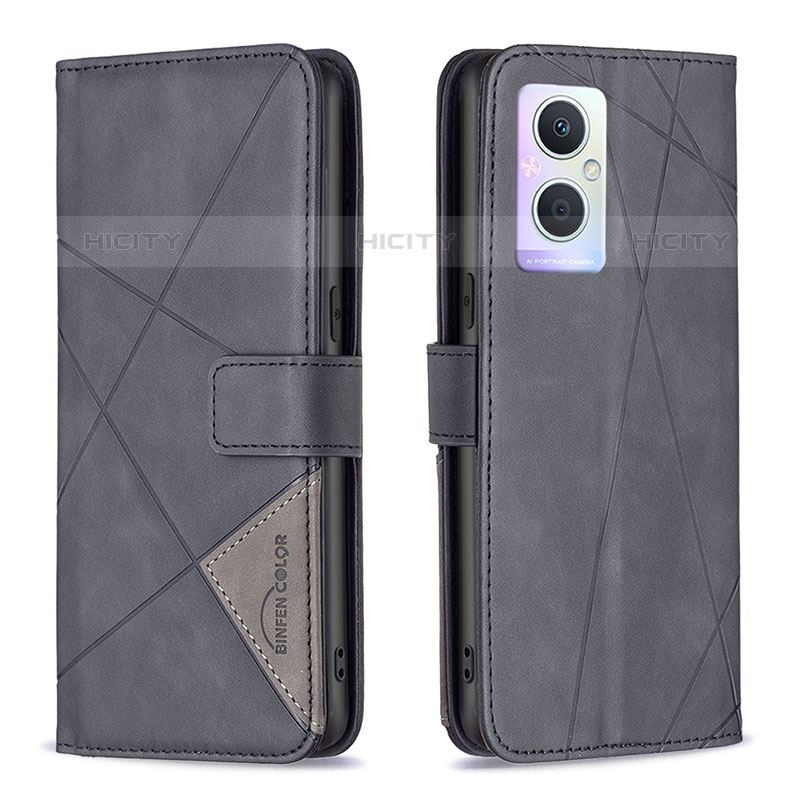 Funda de Cuero Cartera con Soporte Carcasa B08F para Oppo Reno8 Z 5G