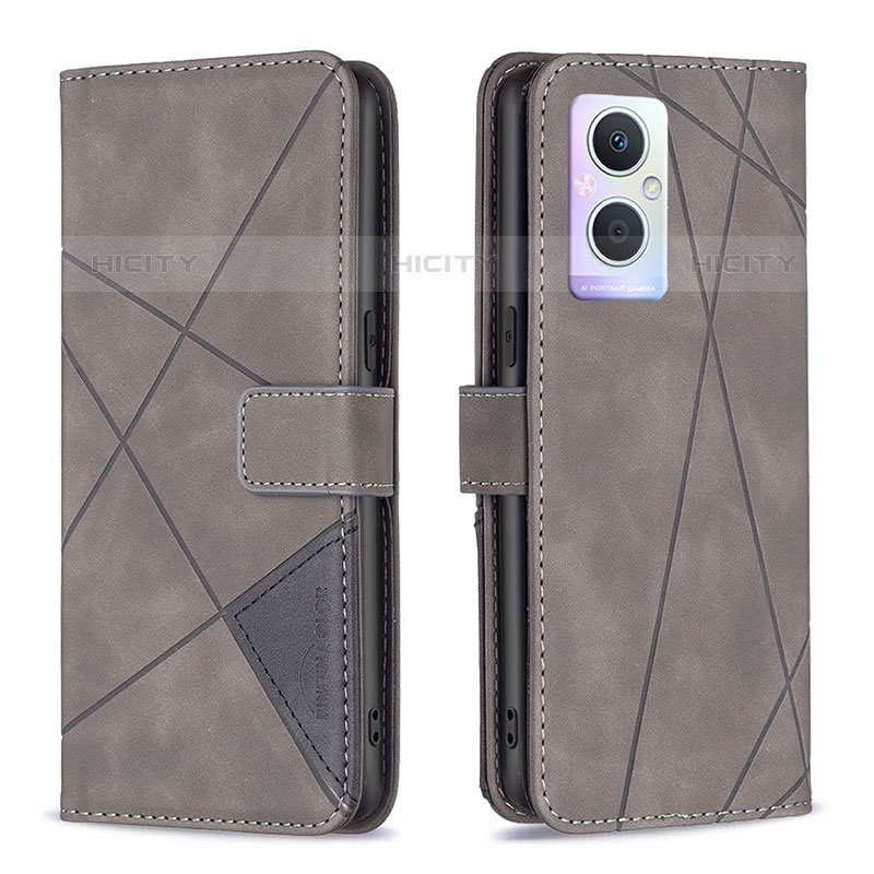 Funda de Cuero Cartera con Soporte Carcasa B08F para Oppo Reno8 Z 5G