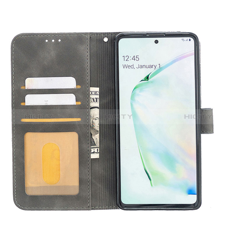 Funda de Cuero Cartera con Soporte Carcasa B08F para Samsung Galaxy A81