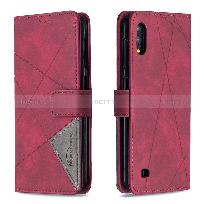 Funda de Cuero Cartera con Soporte Carcasa B08F para Samsung Galaxy M10