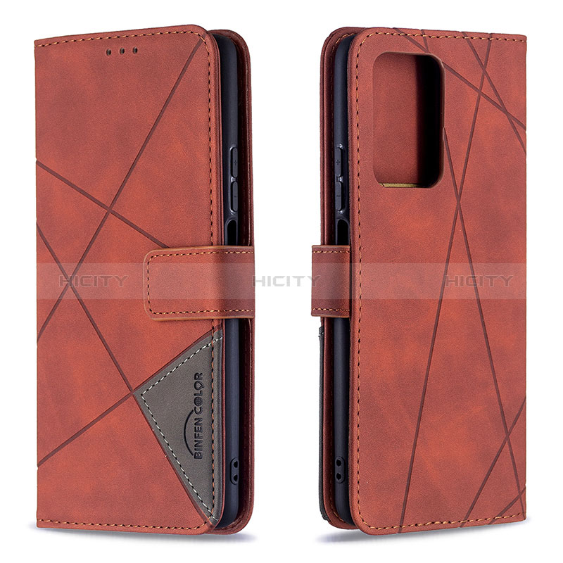 Funda de Cuero Cartera con Soporte Carcasa B08F para Xiaomi Mi 11T 5G Naranja