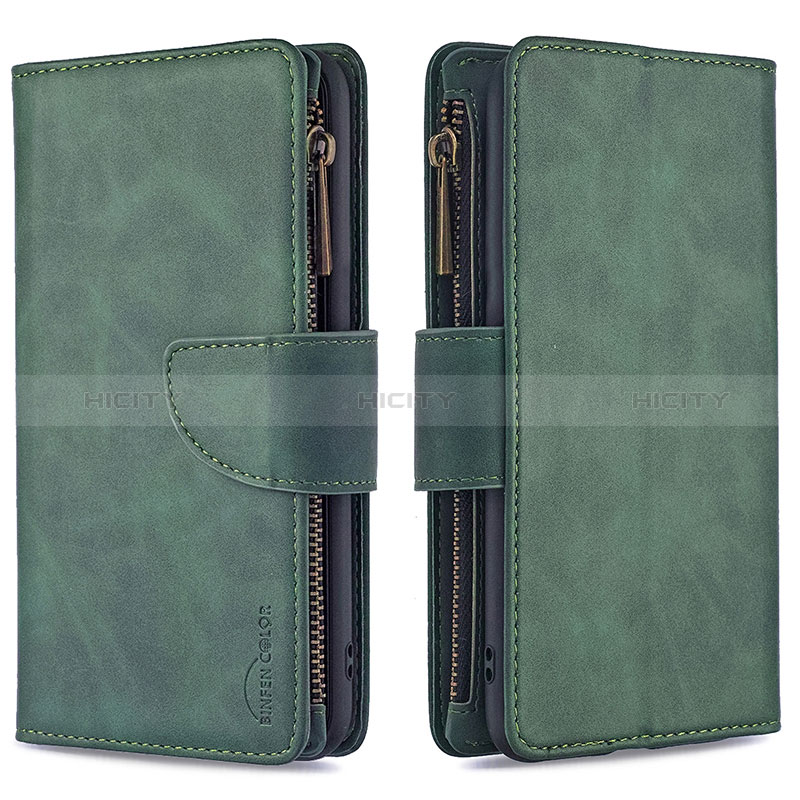 Funda de Cuero Cartera con Soporte Carcasa B09F para Samsung Galaxy A71 5G Verde