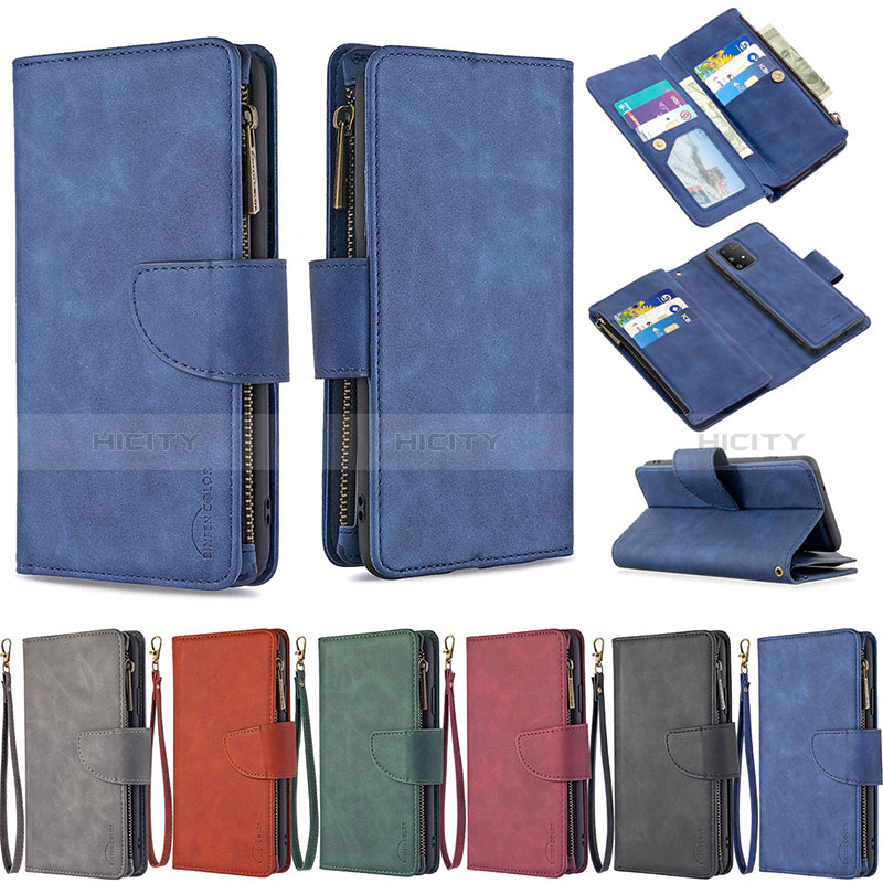 Funda de Cuero Cartera con Soporte Carcasa B09F para Samsung Galaxy M80S