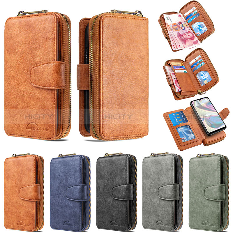 Funda de Cuero Cartera con Soporte Carcasa B10F para Samsung Galaxy A70E