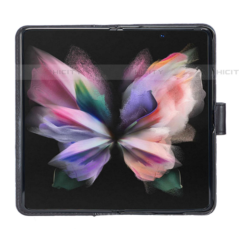 Funda de Cuero Cartera con Soporte Carcasa B10F para Samsung Galaxy Z Fold4 5G