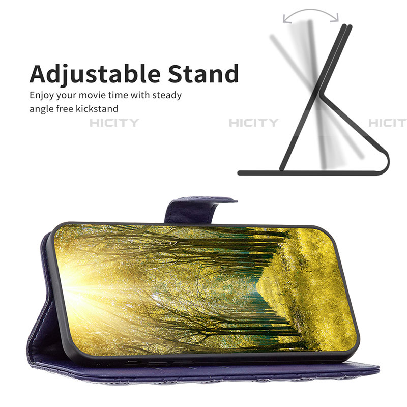 Funda de Cuero Cartera con Soporte Carcasa B11F para Samsung Galaxy A04E