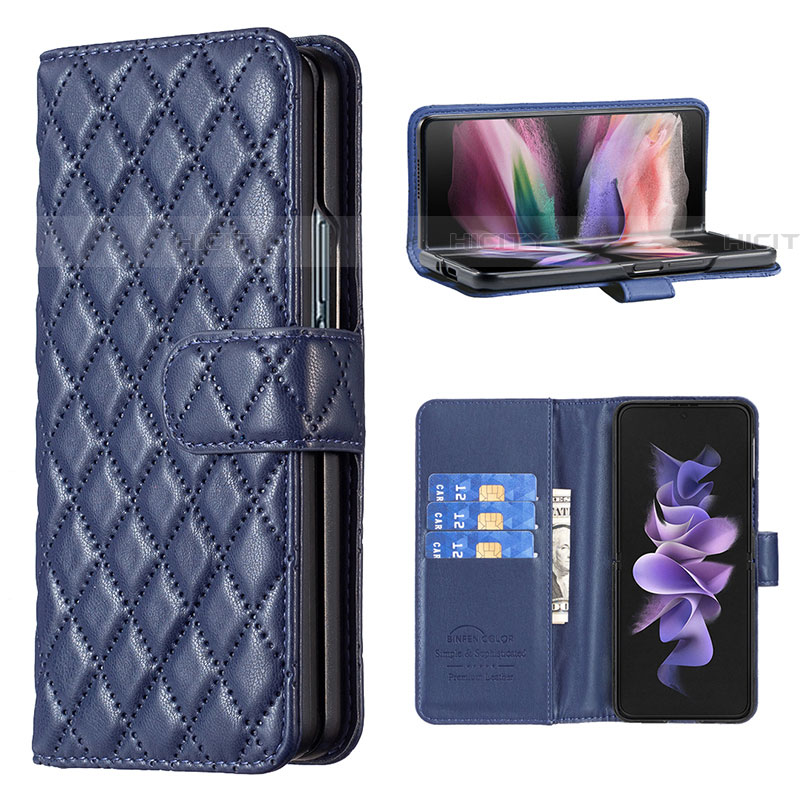 Funda de Cuero Cartera con Soporte Carcasa B11F para Samsung Galaxy Z Fold4 5G