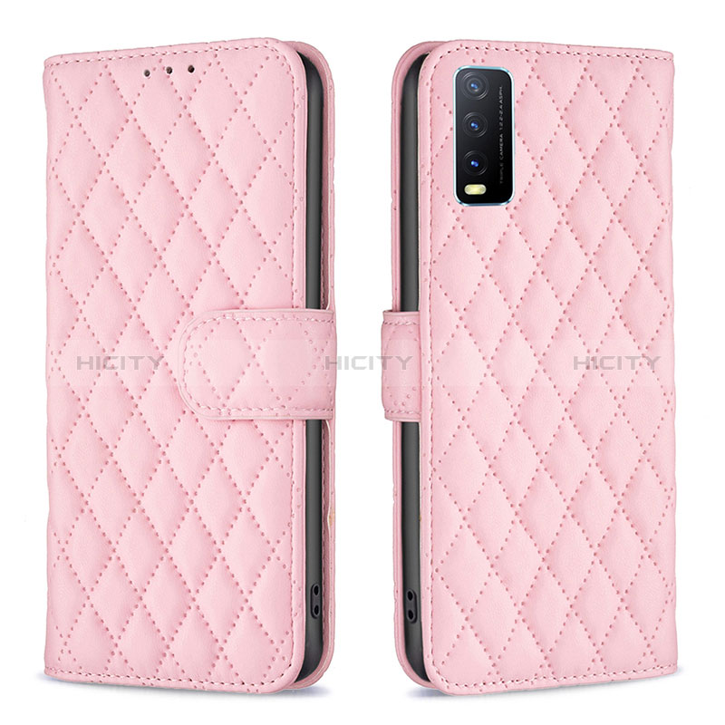 Funda de Cuero Cartera con Soporte Carcasa B11F para Vivo Y12s