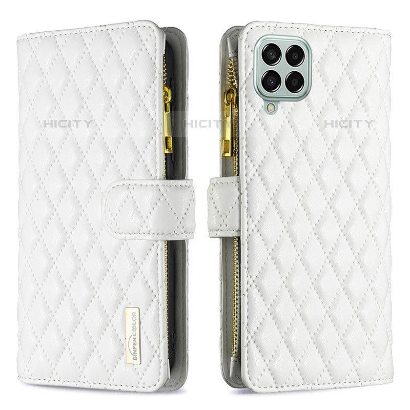 Funda de Cuero Cartera con Soporte Carcasa B12F para Samsung Galaxy M33 5G